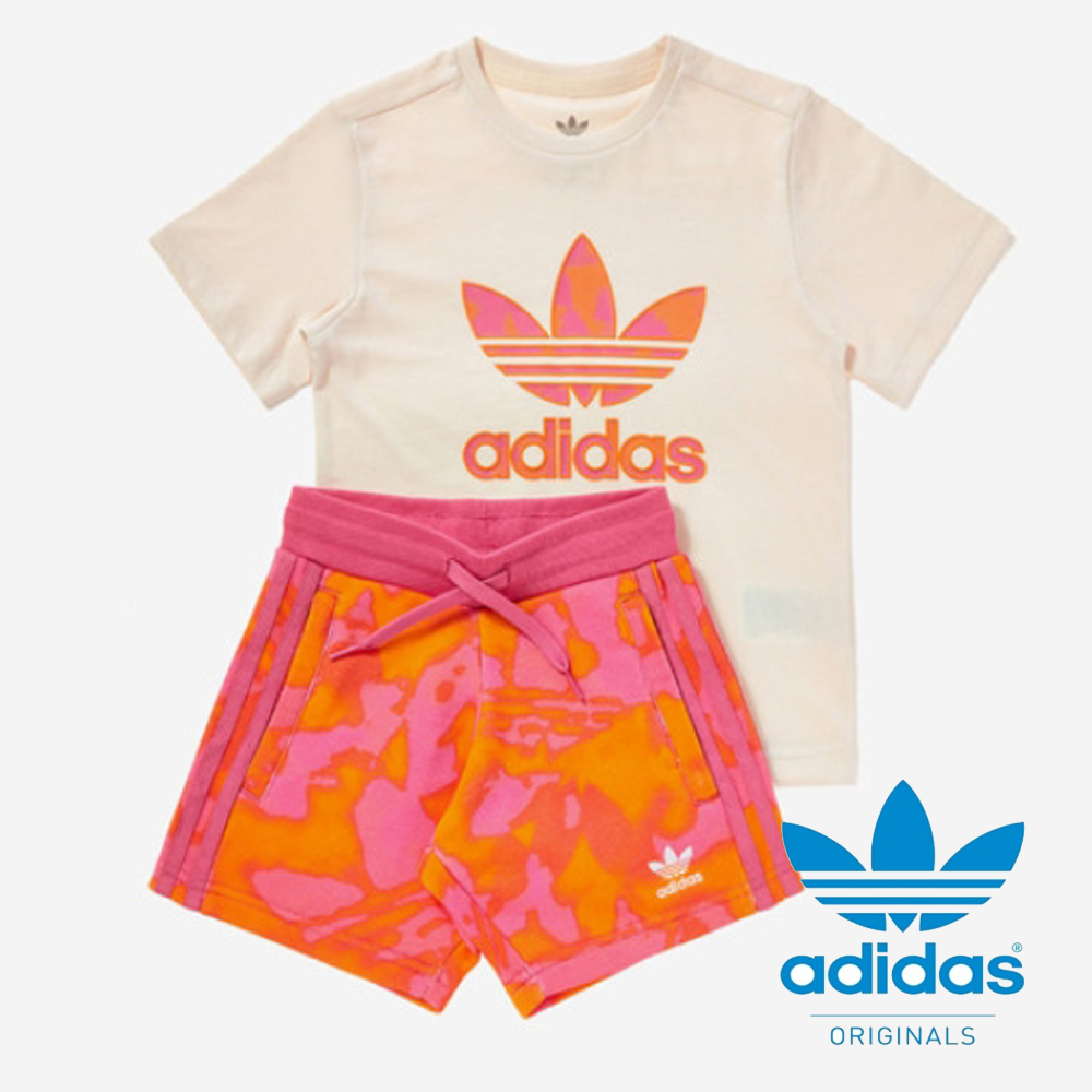 正品 adidas SHORT TEE SET アディダス半Tシャツ +パンツセット