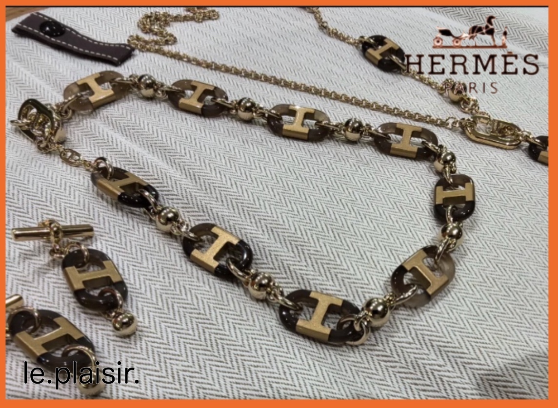 【落ち着いた雰囲気♪】HERMES チョーカー ネックレス