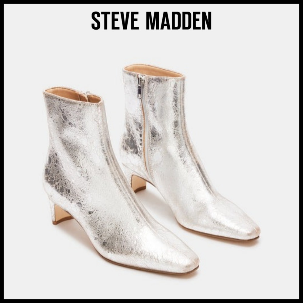 ★Steve Madden★新作★大人気★DELVIE SILVER★ブーツ