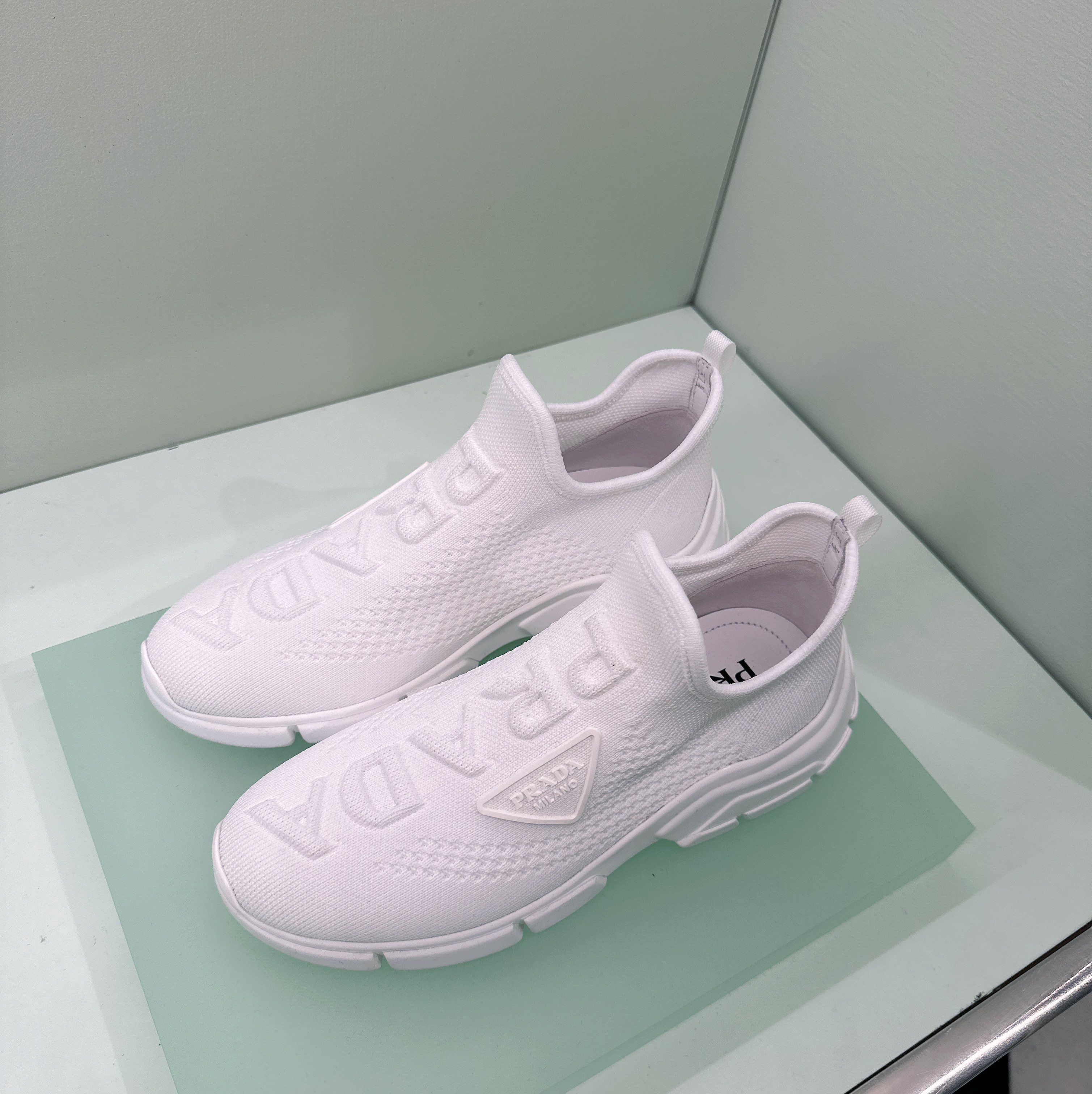 スニーカー PRADA | Knit sock sneakers 1S047N_3KFP_F0009_F_015
