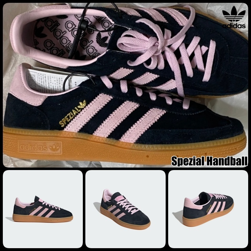 【アディダス】(W) Adidas Spezial Handball Black Clear Pink