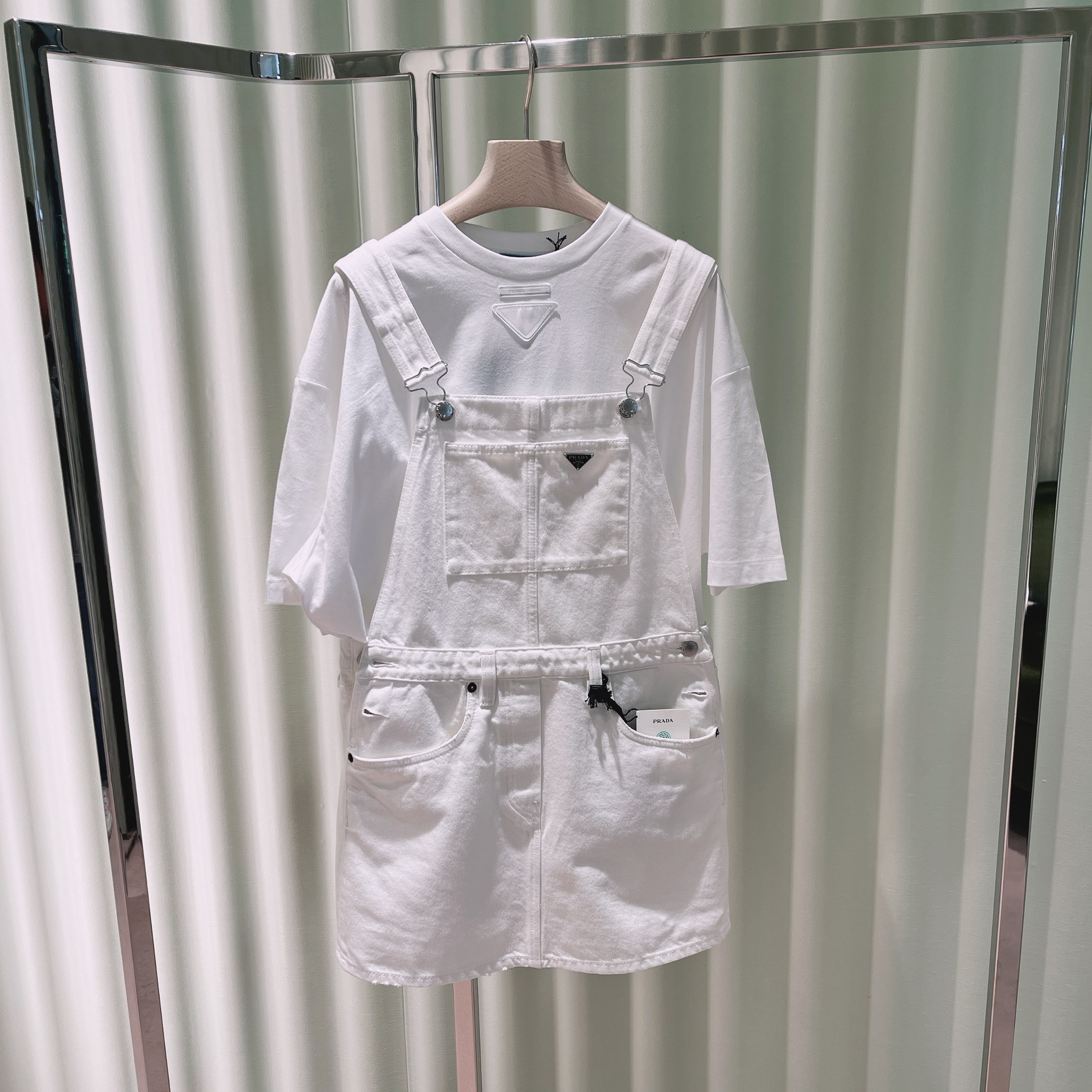 Tシャツ・カットソー PRADA | Jersey T-shirt 3558A_11CD_F0009_S_211