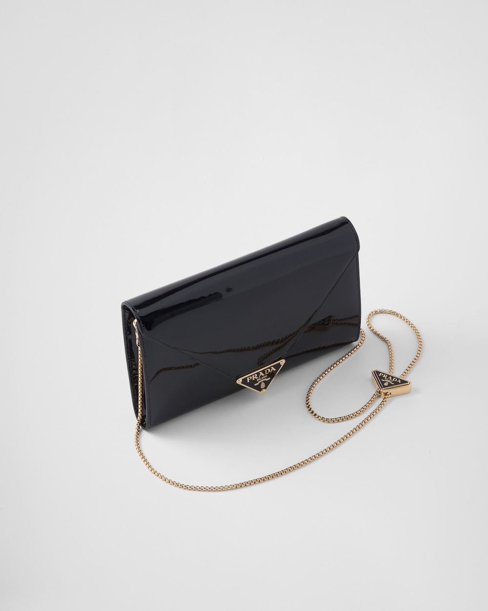ショルダーバッグ・ポシェット PRADA | Patent leather mini-bag 1BP051_069_F0304_V_5TO