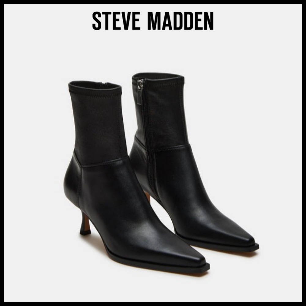 ★Steve Madden★新作★大人気★STASIA BLACK★ブーツ