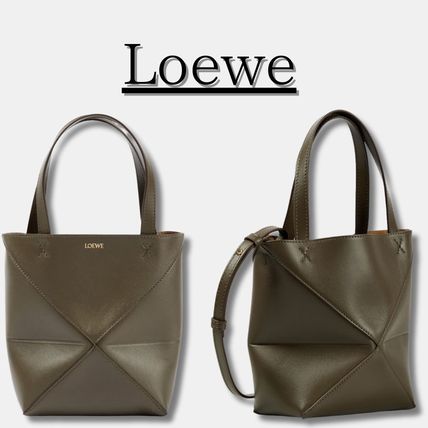 ロエベ ミディアム・パズル・フォールド・レザー・トートバッグ Loewe - ミディアム・パズル・フォールド・レザー・トートバッグ