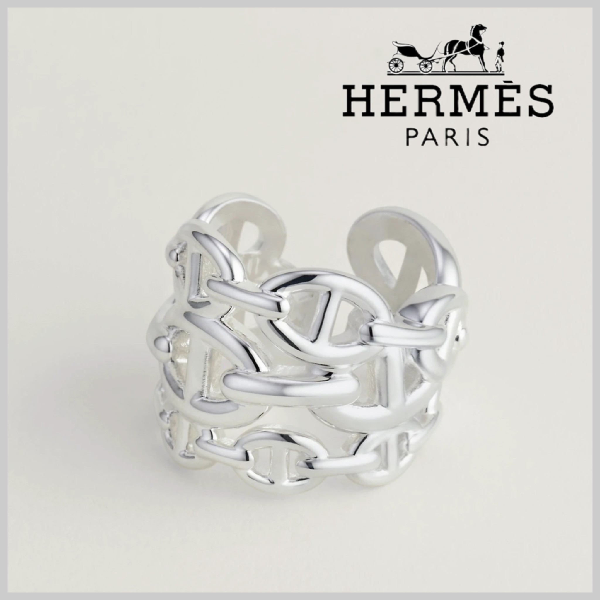 HERMES シェーヌダンクルリング 選べるサイズ展開