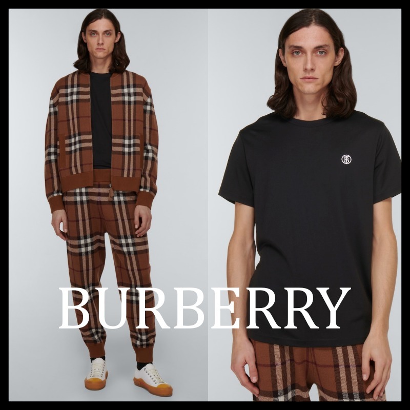 ［関税送料込］BURBERRY 刺繍 ロゴ コットン Tシャツ