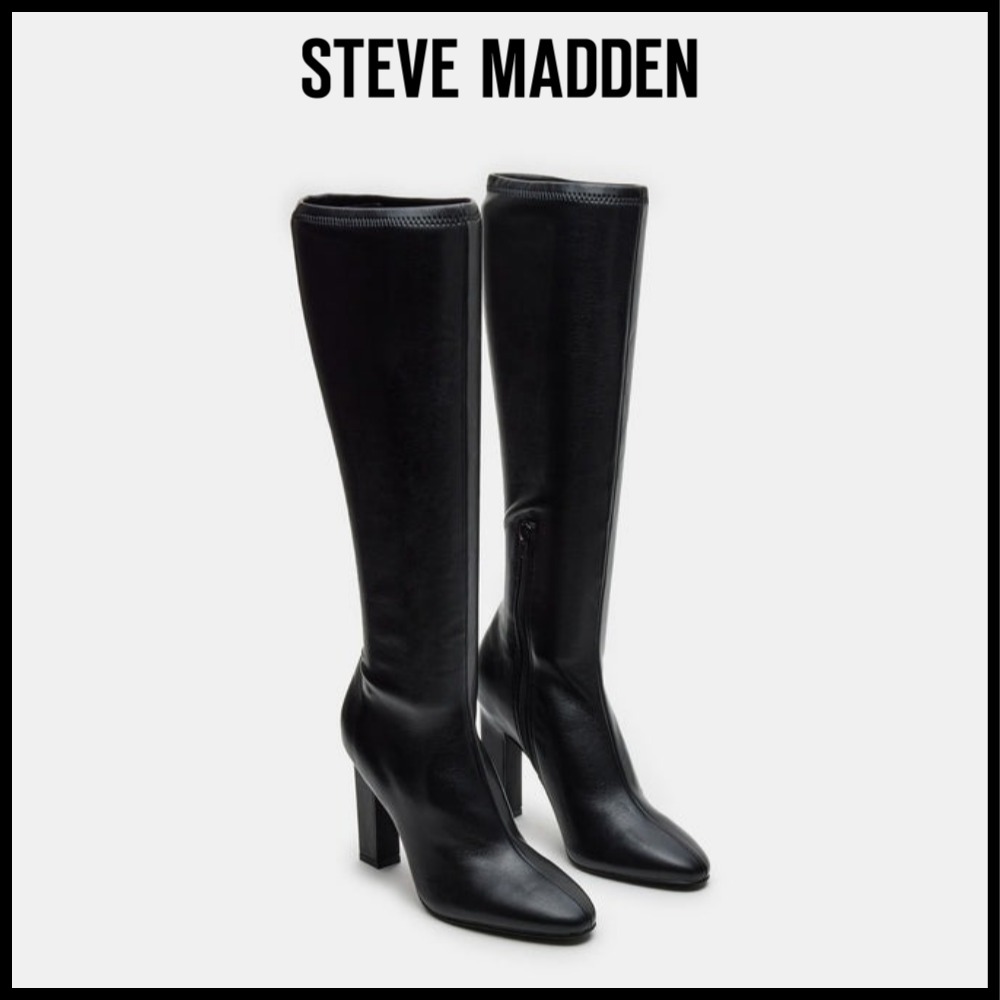 ★Steve Madden★新作★大人気★ARIA BLACK★ブーツ