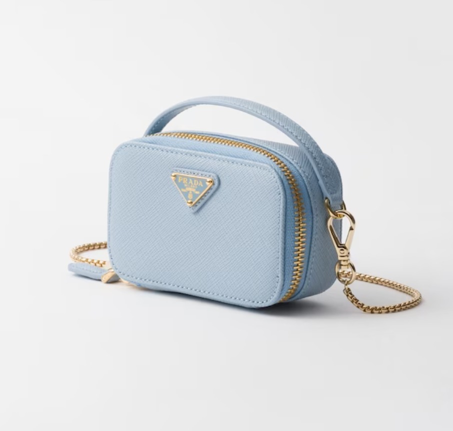 ショルダーバッグ・ポシェット PRADA | Saffiano leather mini-pouch 1NR025_QHH_F0076