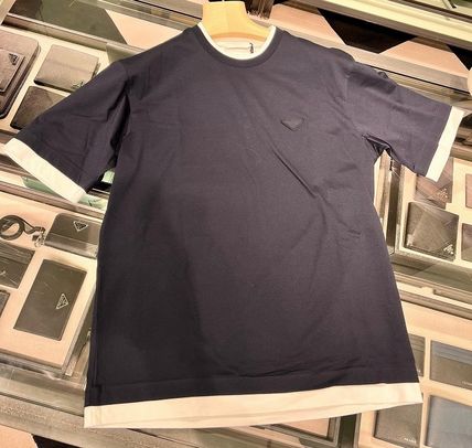 【PRADA】コットン Tシャツ★ダークグリーン★XXL ダークグリーン コットン Tシャツ | PRADA