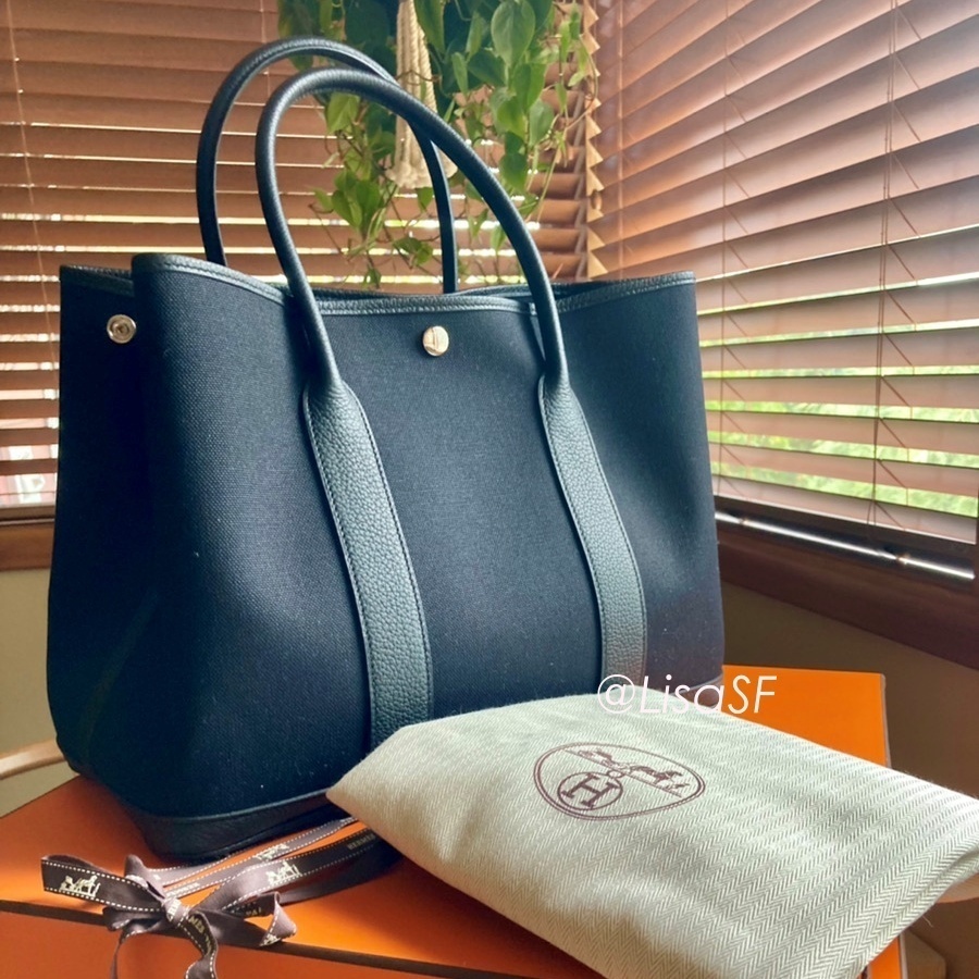 【限定入荷！メンズバッグ】HERMES ガーデンパーティー49 黒