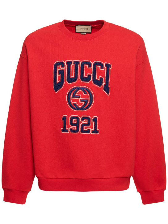 《洗練されたスタイル》【GUCCI】ライトコットン スウェット