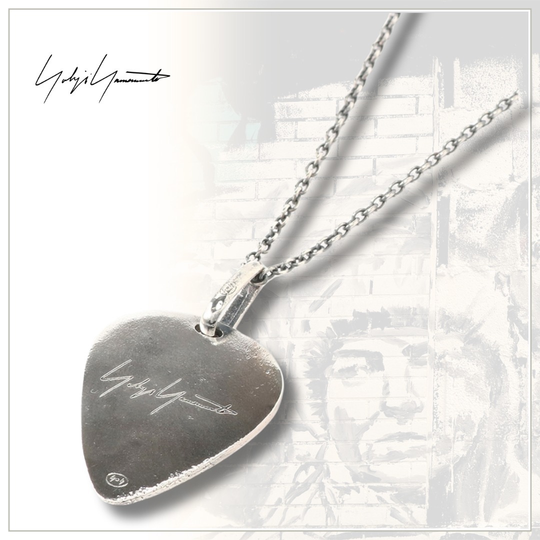 一点豪華主義【ヨウジヤマモト】SILVER 950 GUITAR PICK PENDANT