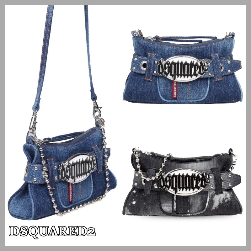 【DSQUARED2】Gothic ミニ ベルトバッグ デニム
