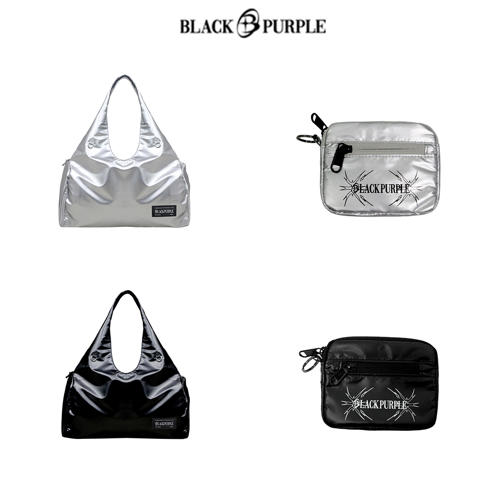 【BLACKPURPLE】24SS★ Viki Shoulder Big Bag CITY wallet set