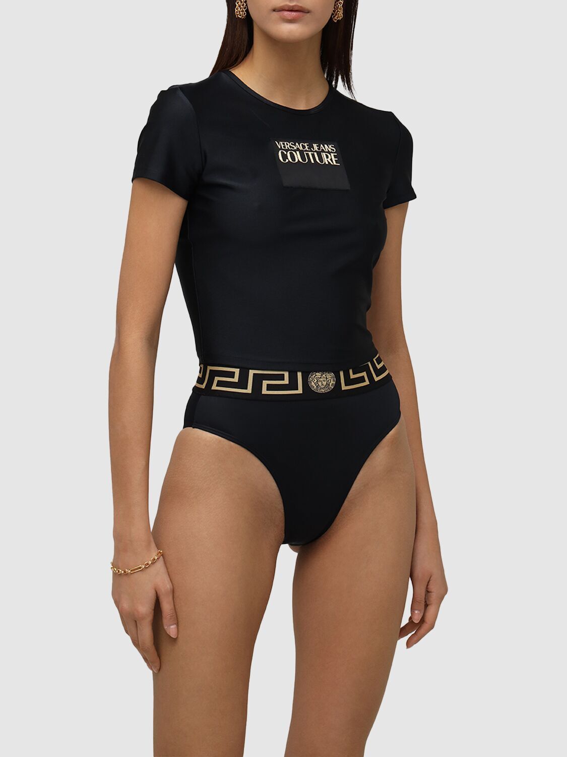 【VERSACE】ギリシャモチーフ 三角ビキニボトム☆関税込