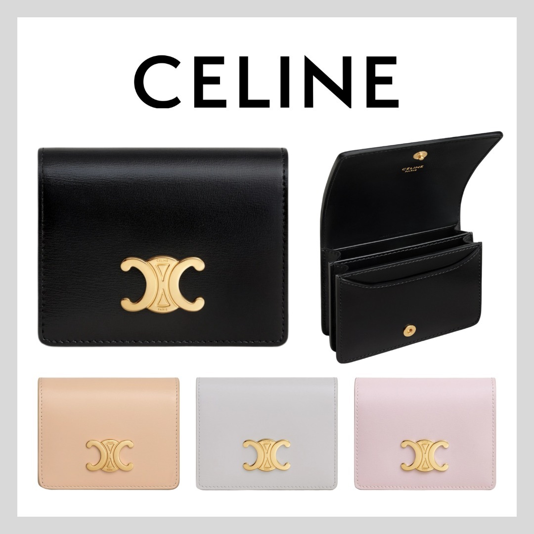 直営店直送★CELINE トリオンフ ビジネスカードホルダー