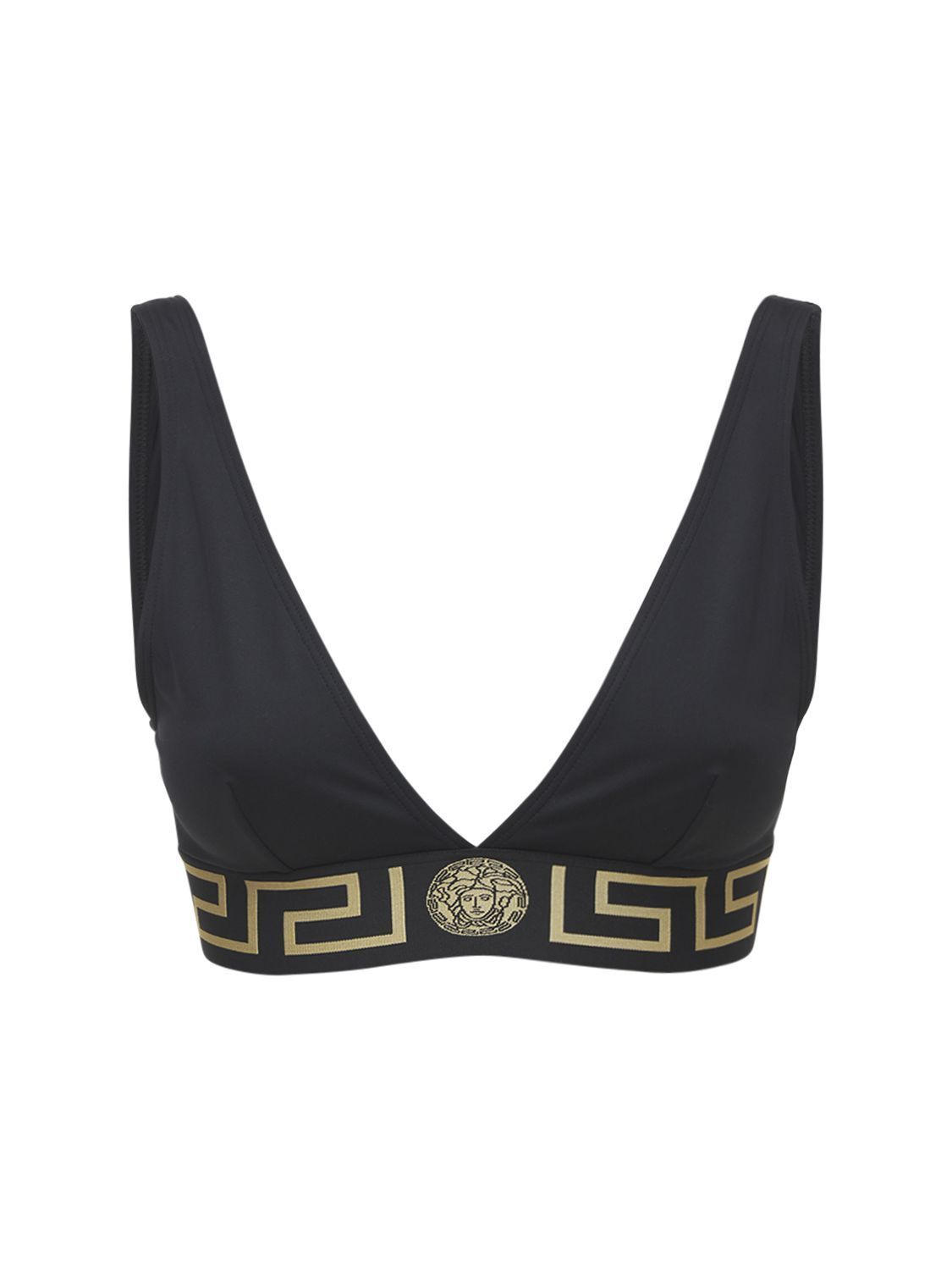 【VERSACE】ギリシャモチーフ 三角ビキニトップ☆関税込
