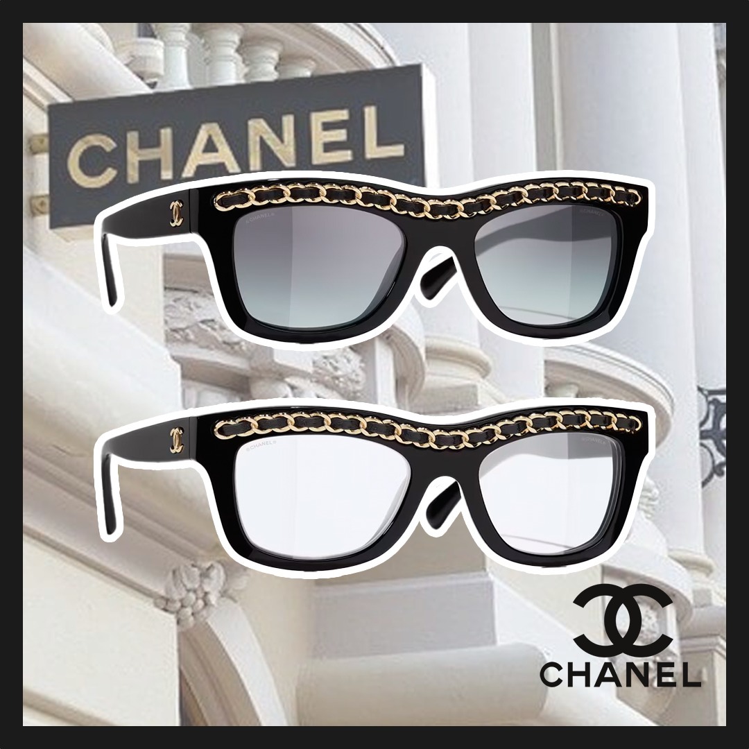 【CHANEL】レクタングル セレブサングラス【アイウエア】