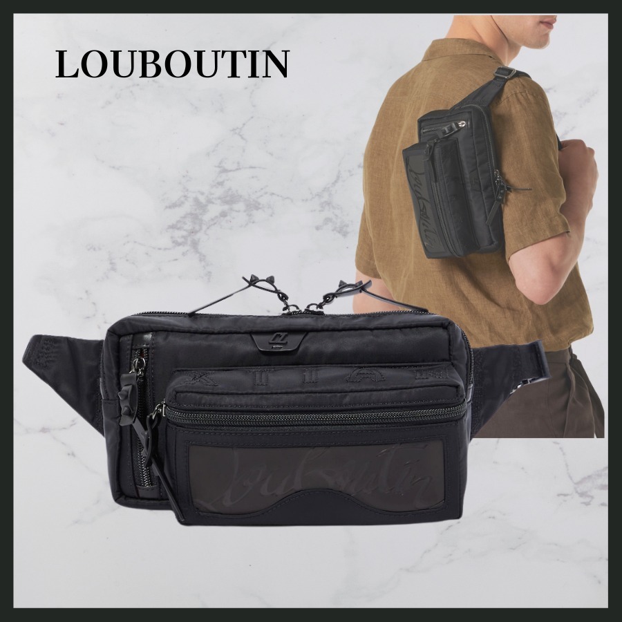 ★関税込★ Christian Louboutin Loubideal ロゴ ベルトバッグ