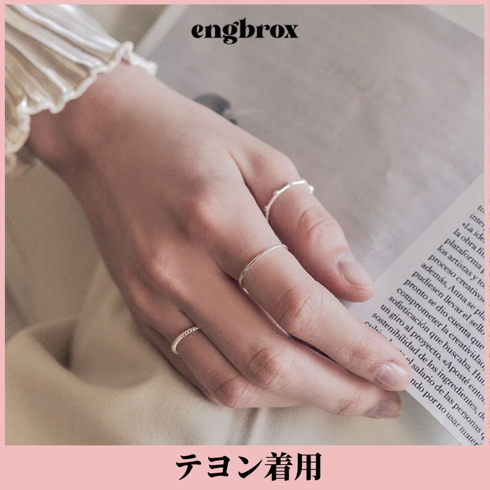 テヨン着用 [ENGBROX] IRIS RING SET シルバーリング