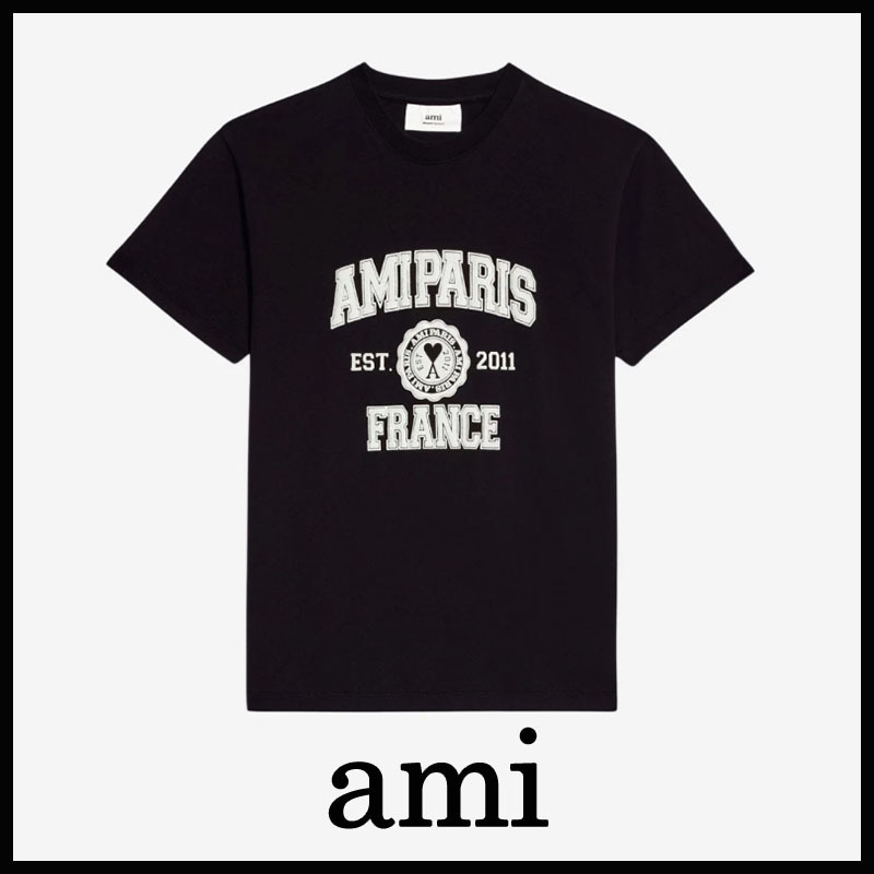 ★AMI ★PARIS FRANCE T-SHIRT BLACK