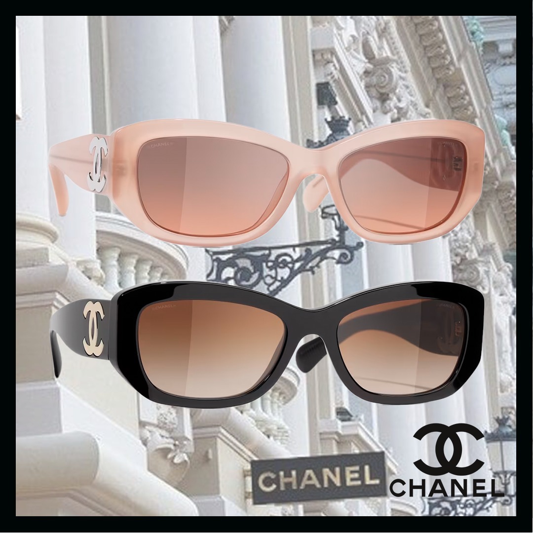 【CHANEL】2色レクタングル サングラス【アイウエア】