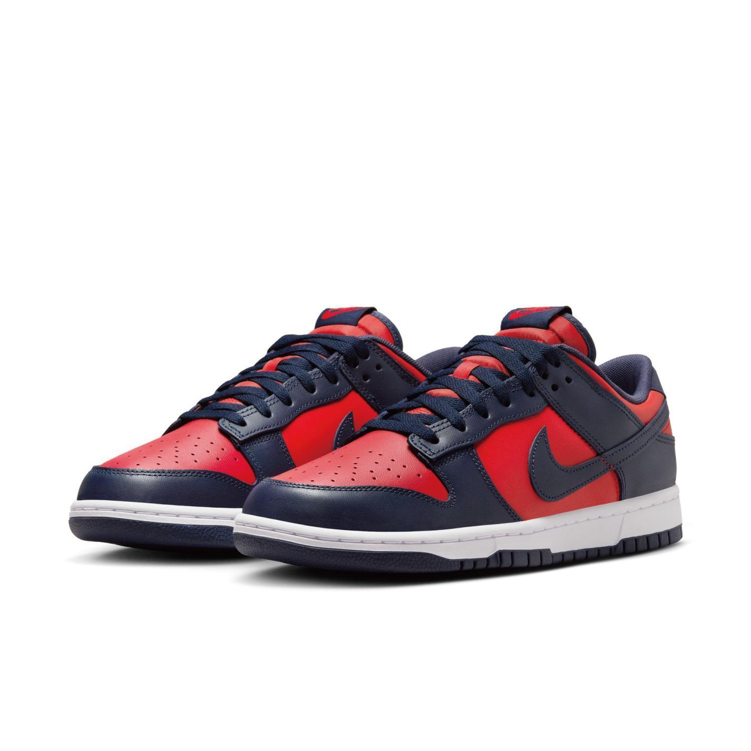 国内配送 NIKE DUNK LOW RETRO UNIV RED/OBSIDIAN-WHITE