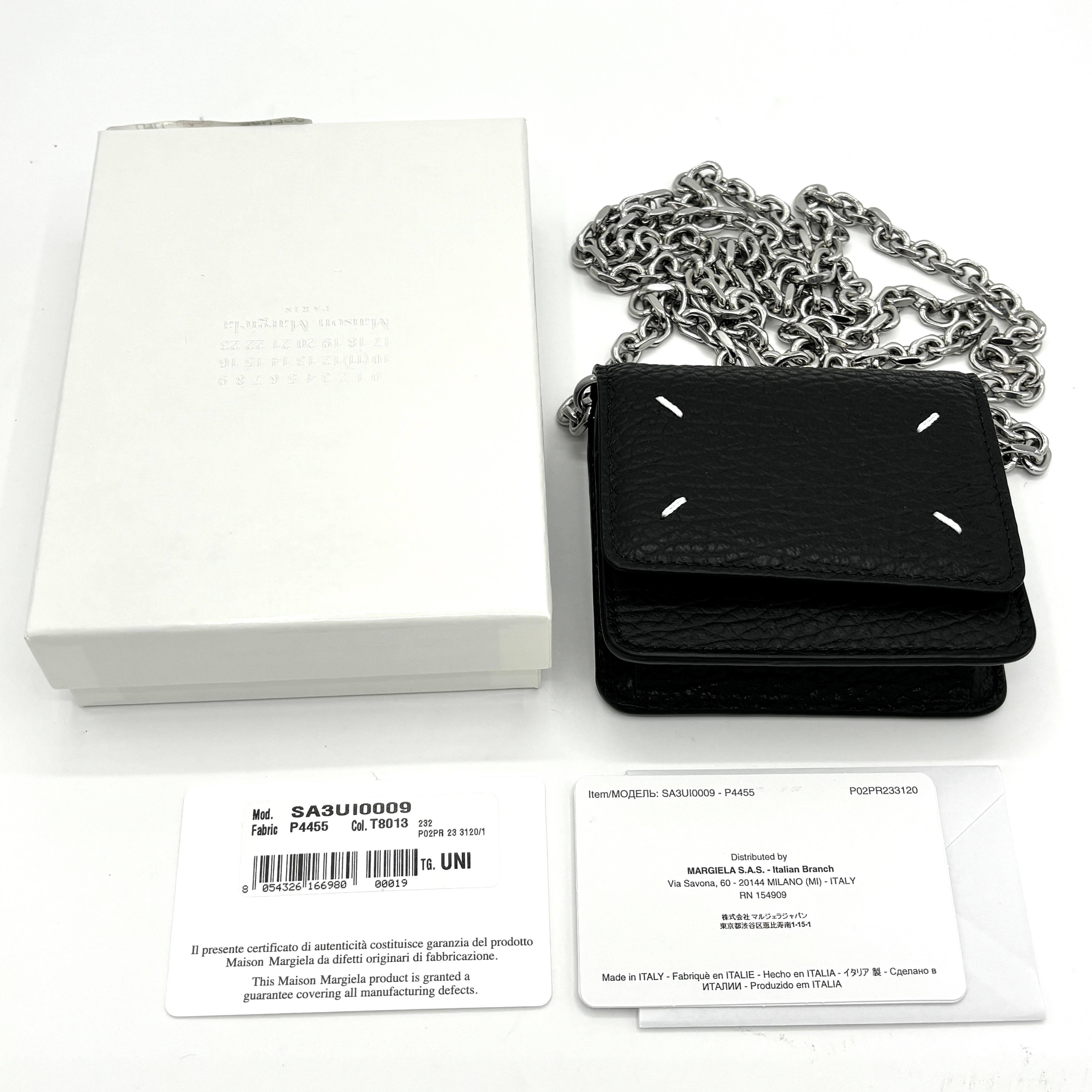 MAISON MARGIELA 4ステッチ ミニ チェーンショルダーバッグ