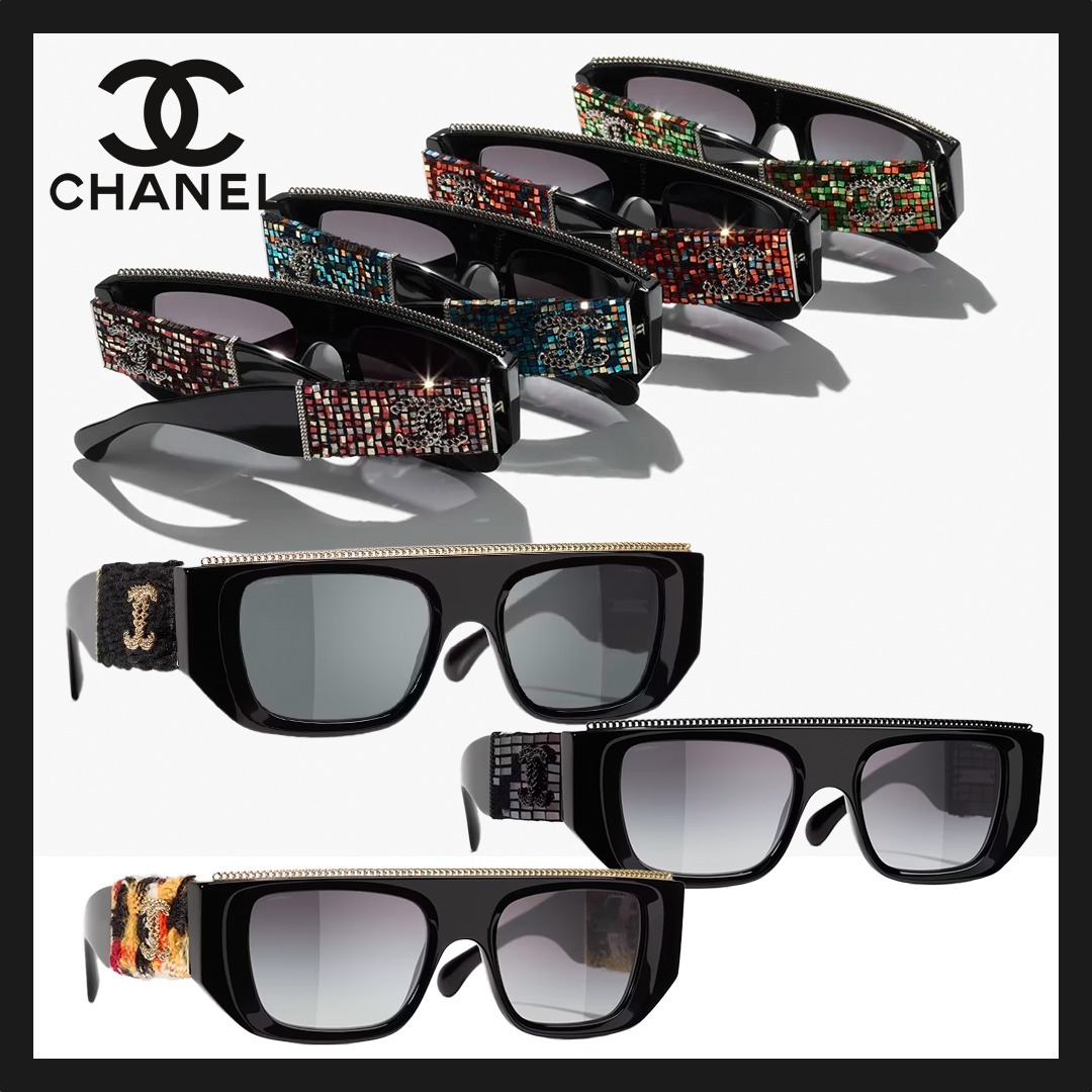【CHANEL】レクタングル サングラス4色展開【アイウエア】