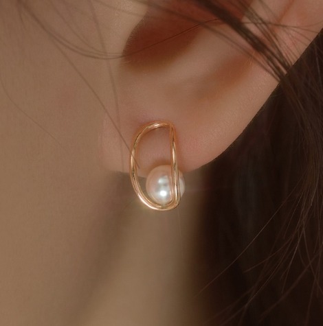 [wingbling] 925Silver☆Soli Swal Pearl Earrings
