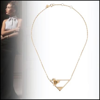 【大人エレガンス】PRADA エナメル メタル ネックレス バラ ◇大注目◇【PRADA】メタル ネックレス (PRADA/ネックレス