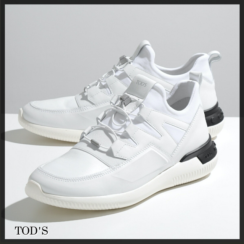 ◆TOD'S NO_CODE トッズ◆レザー ローカット シューズ ホワイト