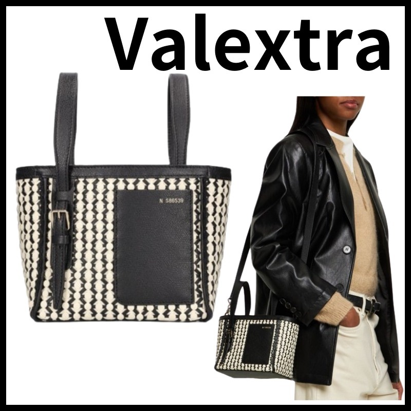 【Valextra】 レザートップハンドルバッグ２Way 関税送料込！