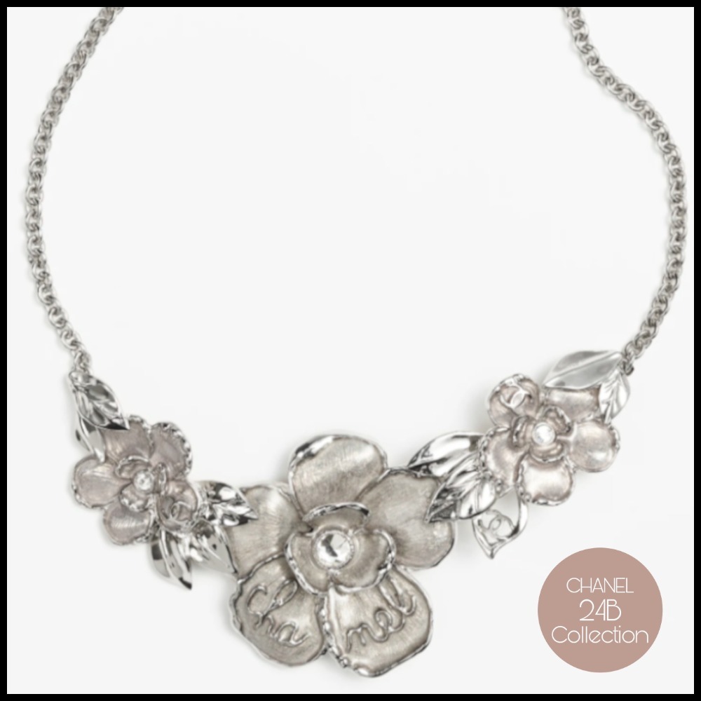【お花モチーフがキュート】CHANEL ネックレス