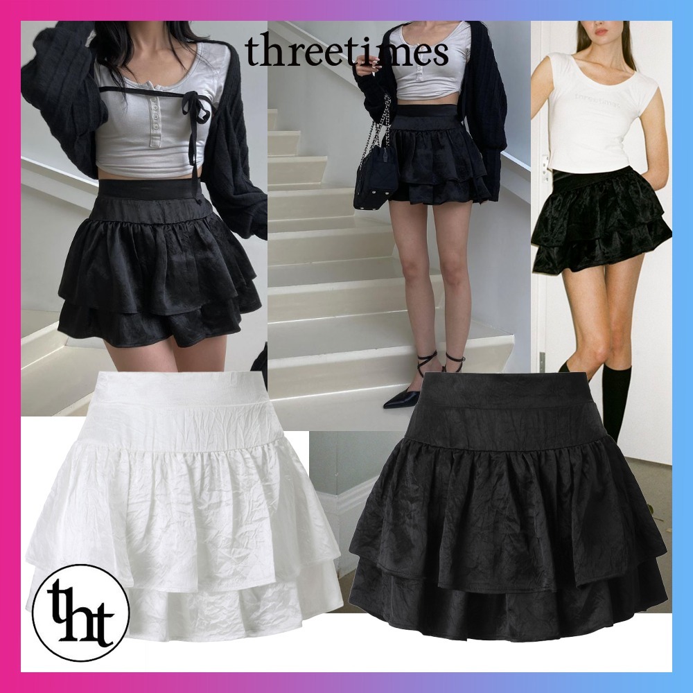 【threetimes】韓国の人気 Ballerina skirt バレリーナ スカート