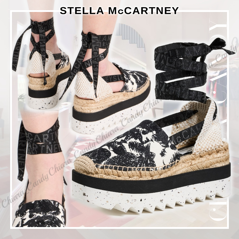 【24SS】Stella McCartney/Gaia プラットフォームエスパドリーユ 24SS】Stella McCartney/Gaia プラットフォームエスパドリーユ