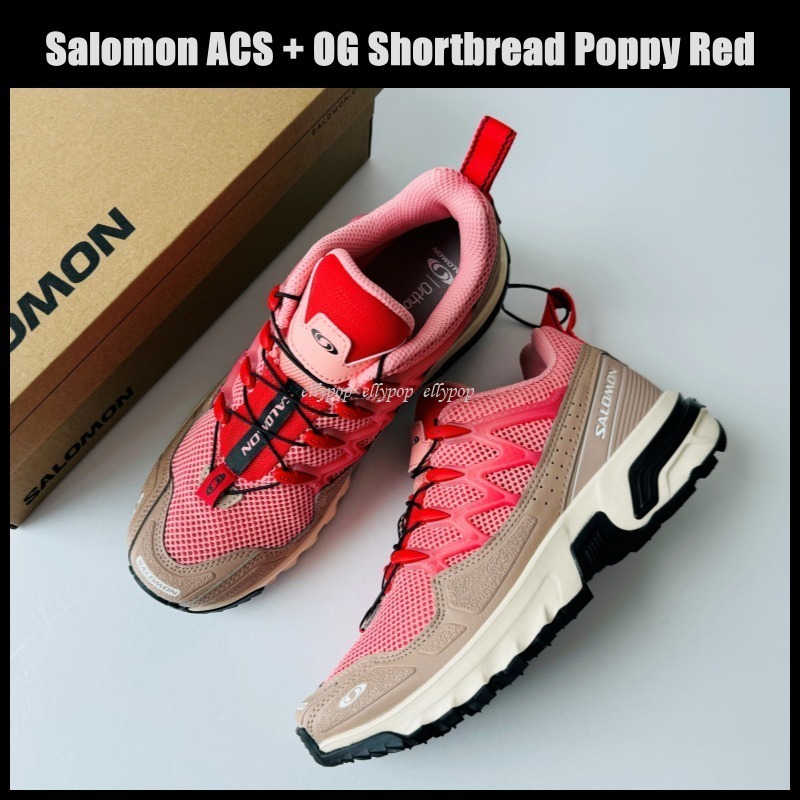 Salomon ACS + OG Shortbread Poppy Red サロモン スニーカー