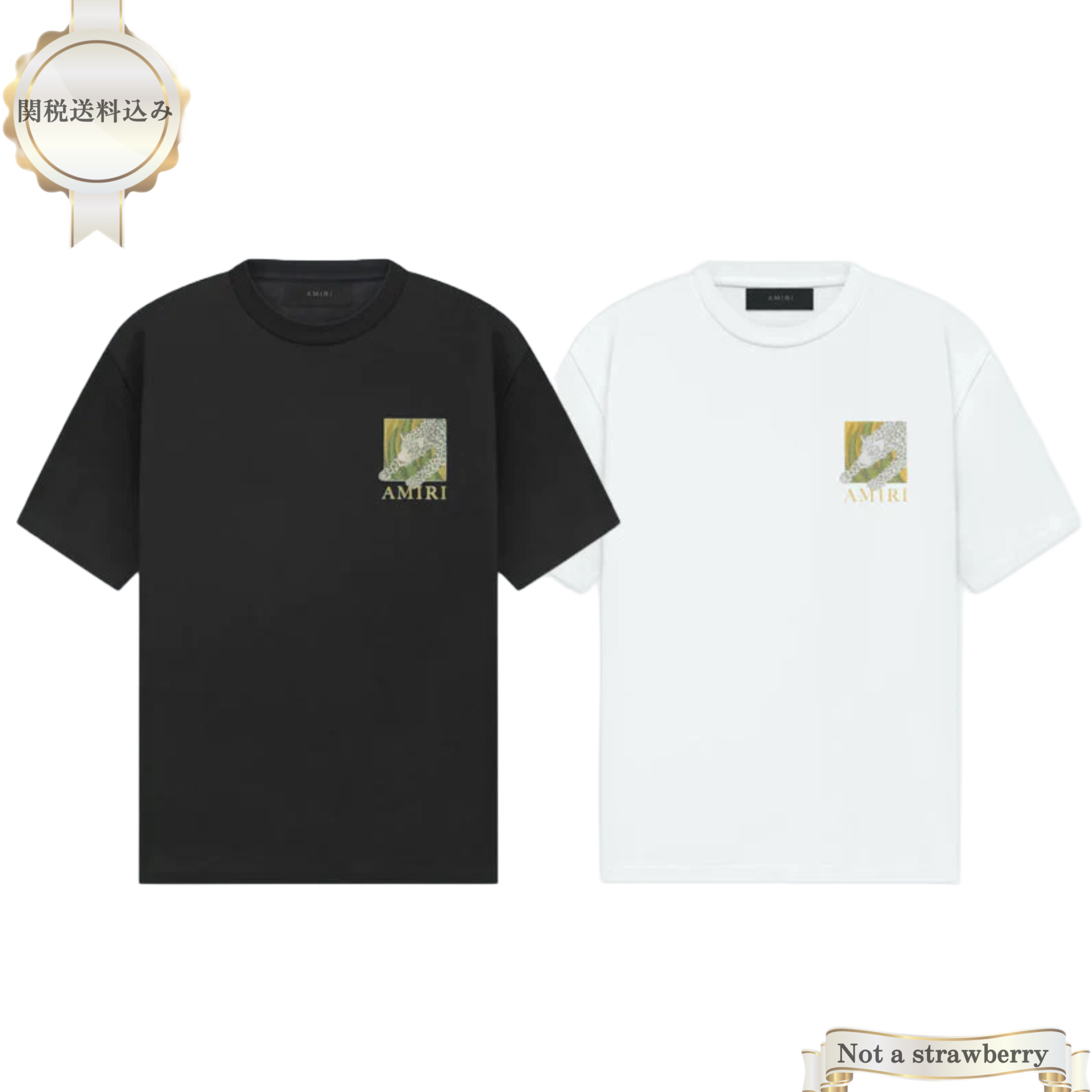Amiri LEOPARD T-SHIRT Tシャツ バックプリント有り