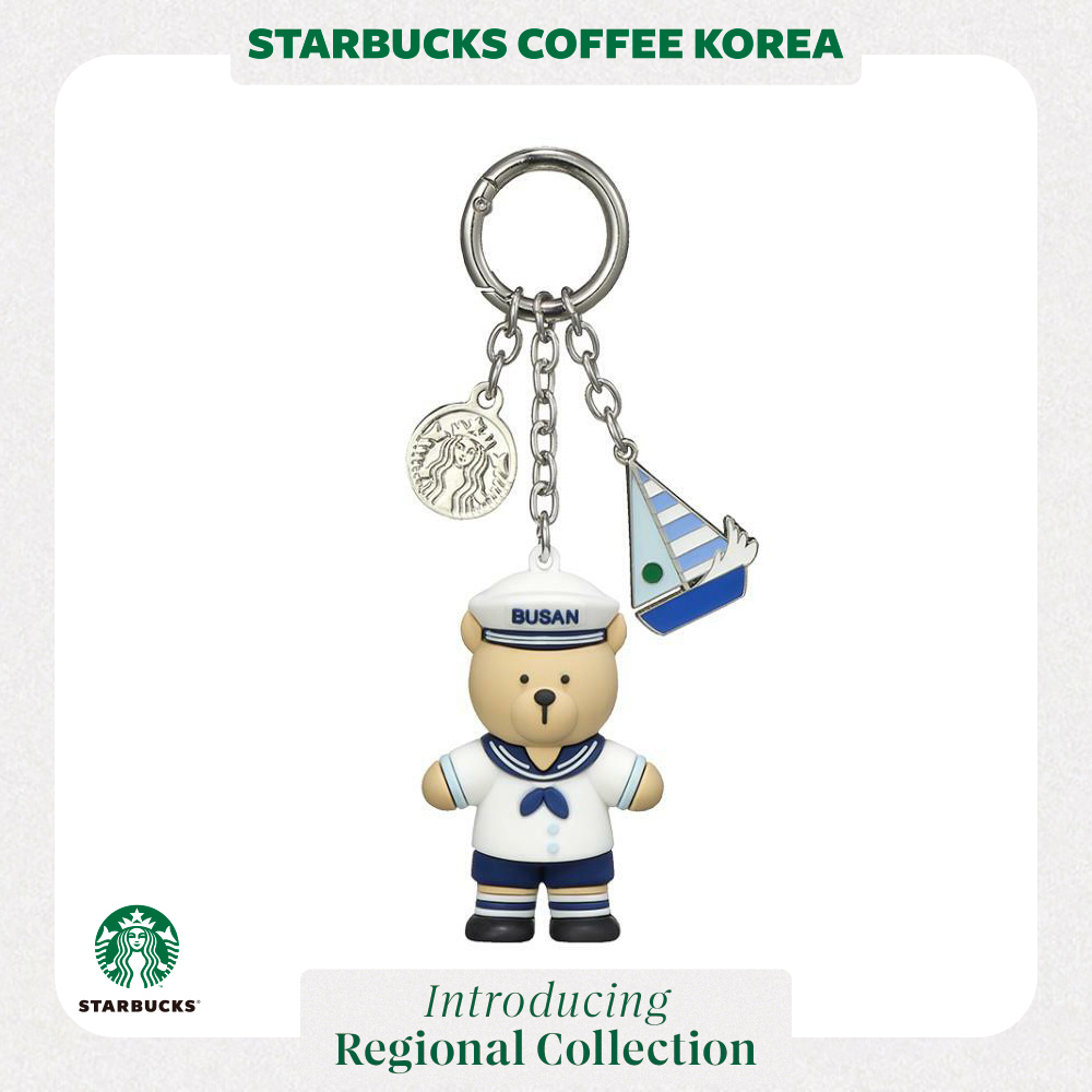 【韓国スタバ】Regional★Annyeong Busan Bearista Keychain