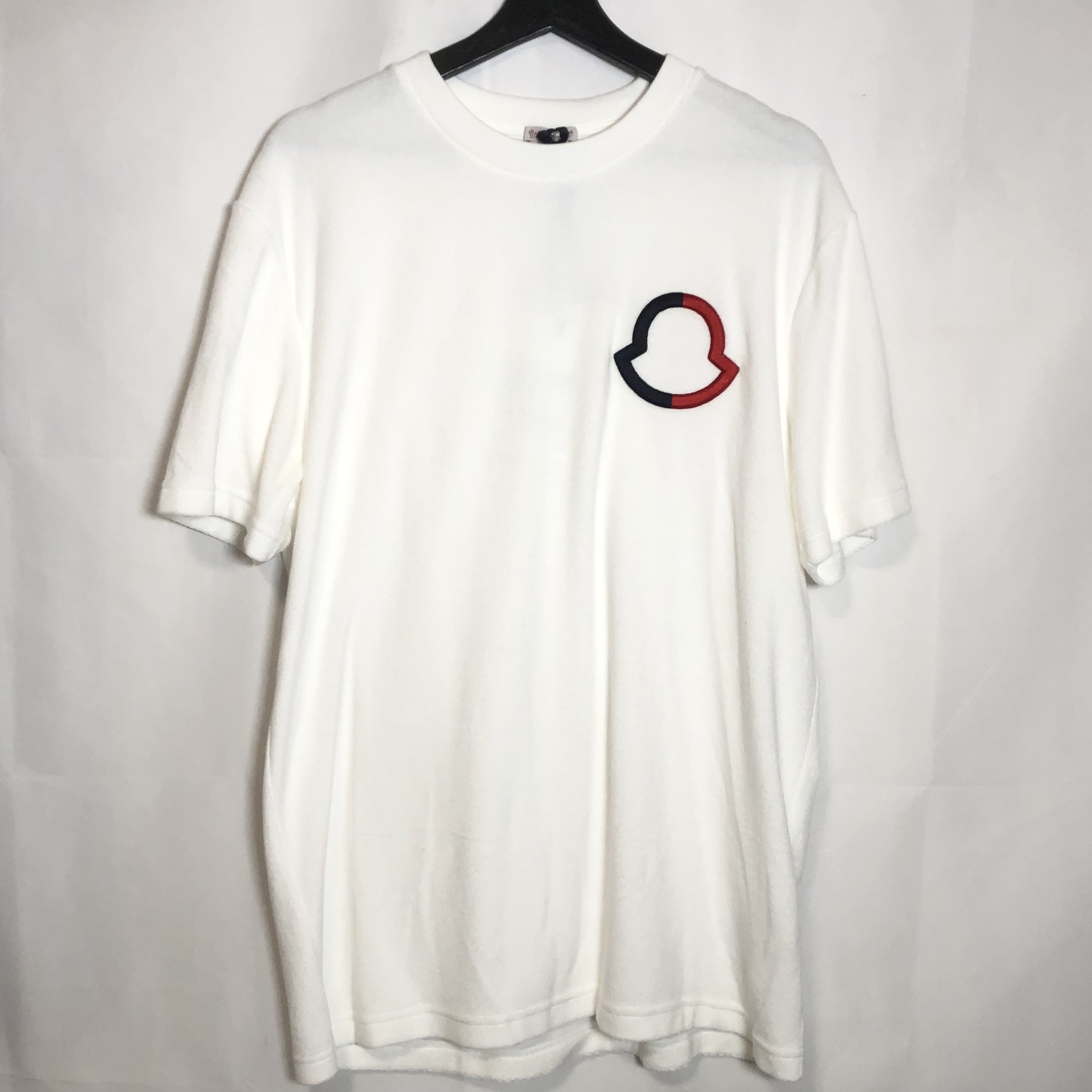 MONCLER モンクレール ロゴクルーネックTシャツ パイル生地