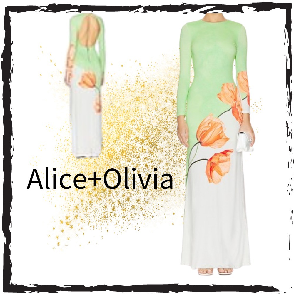 Alice+Olivia♦DELORA マキシドレス