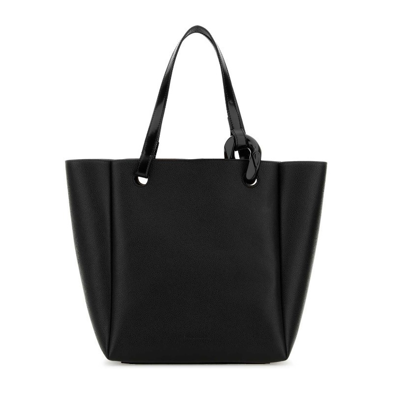 トートバッグ J W ANDERSON Black leather JWA Corner shopping bag