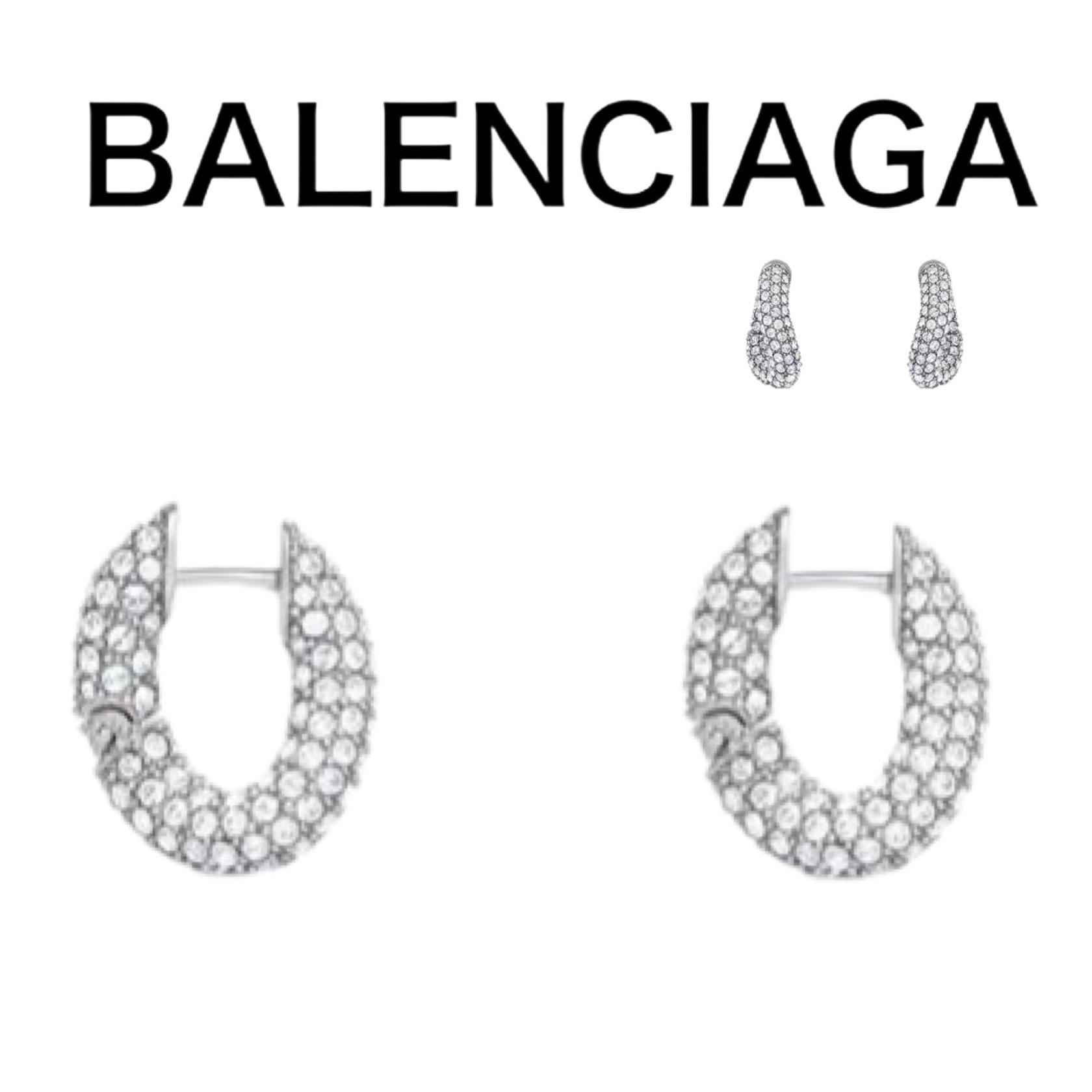 おしゃれ★BALENCIAGA ウィメンズ LOOP XXS イヤリング