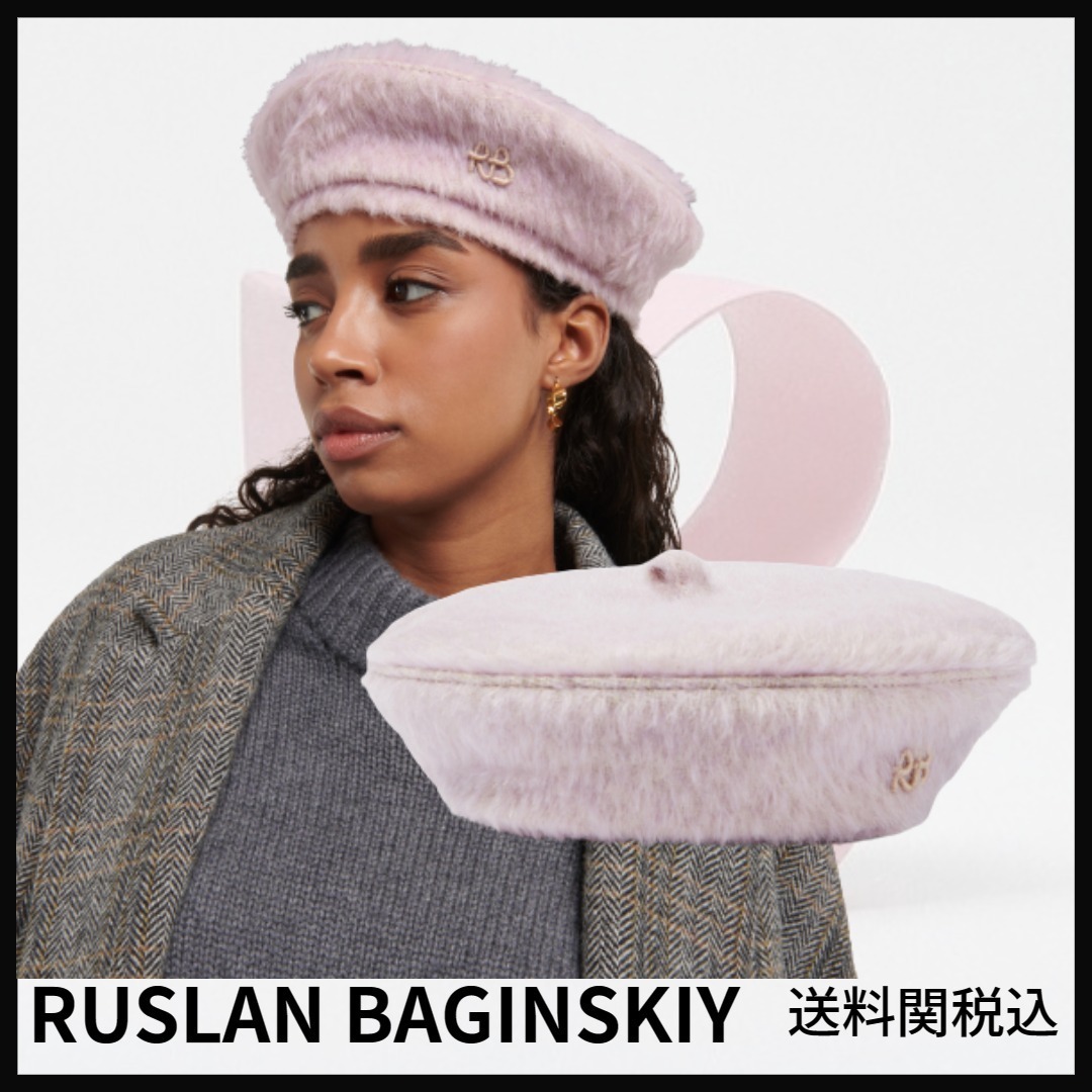 送料関税込★Ruslan Baginskiy★ロゴ入りウール混ベレー帽