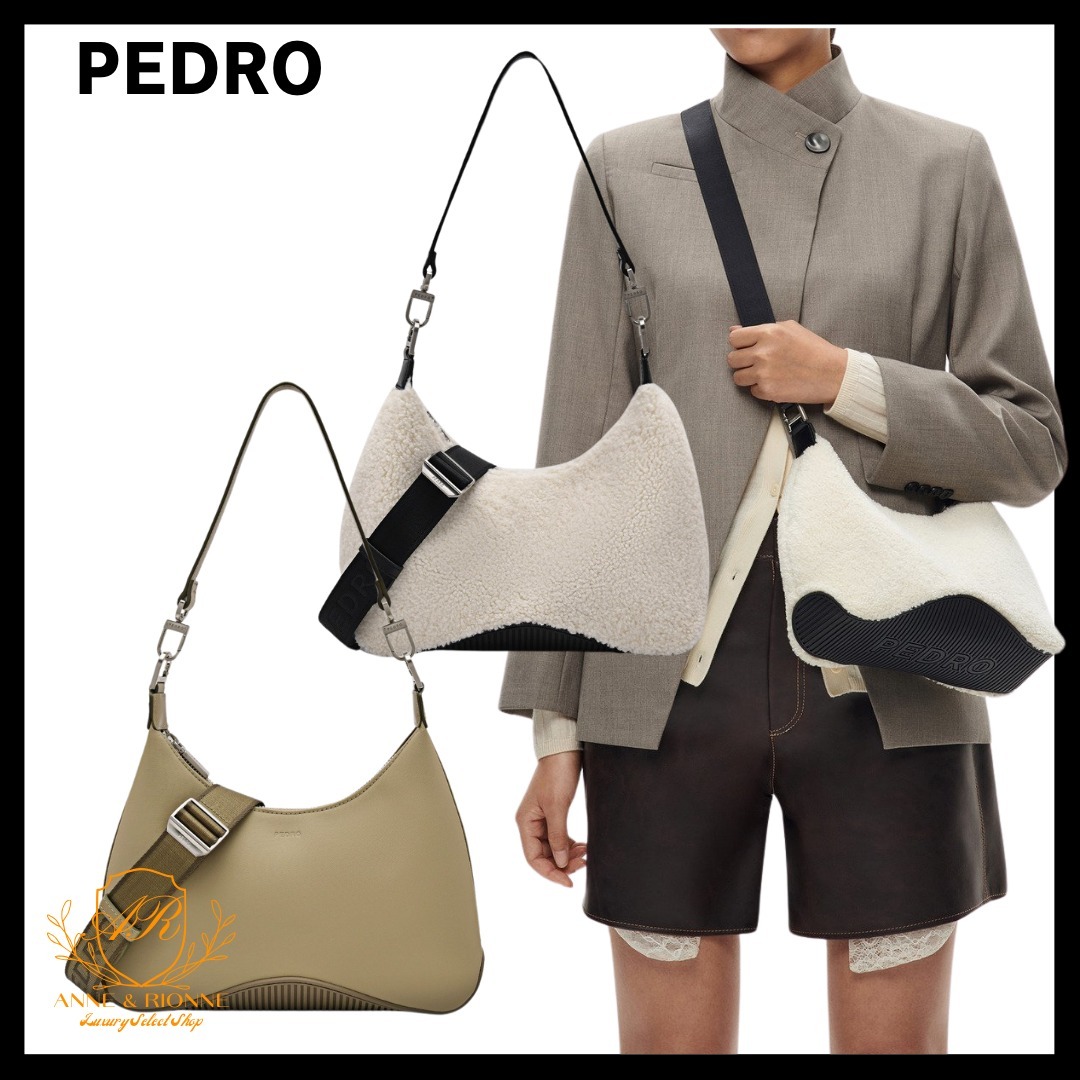 PEDRO ホーボーバッグ ショルダーストラップ付き スタイリッシュ