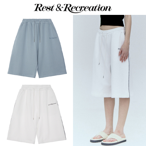 ★韓国人気★Rest & Recreation★LOGO JERSEY SHORTS