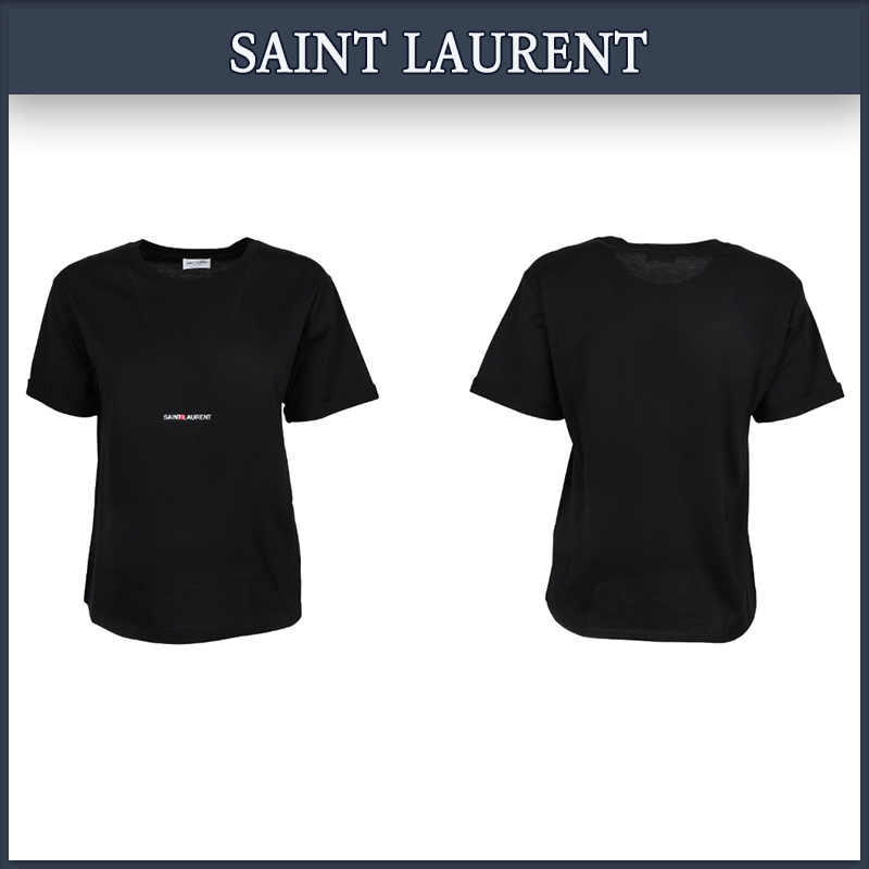 【SAINT LAURENT】★送料・関税込★ロゴ半袖Tシャツ