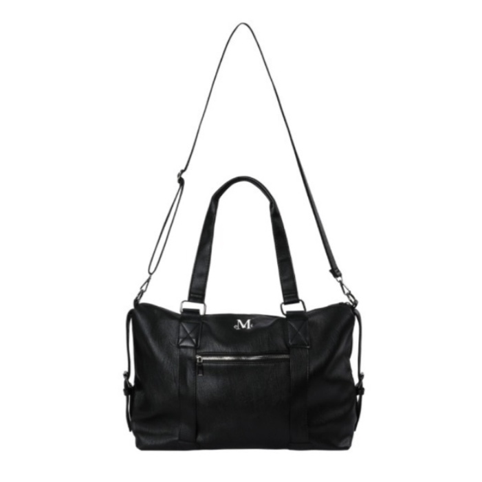 ☆韓国☆［MUCENT］WRINKLE LEATHER TOTE BAG BLACK
