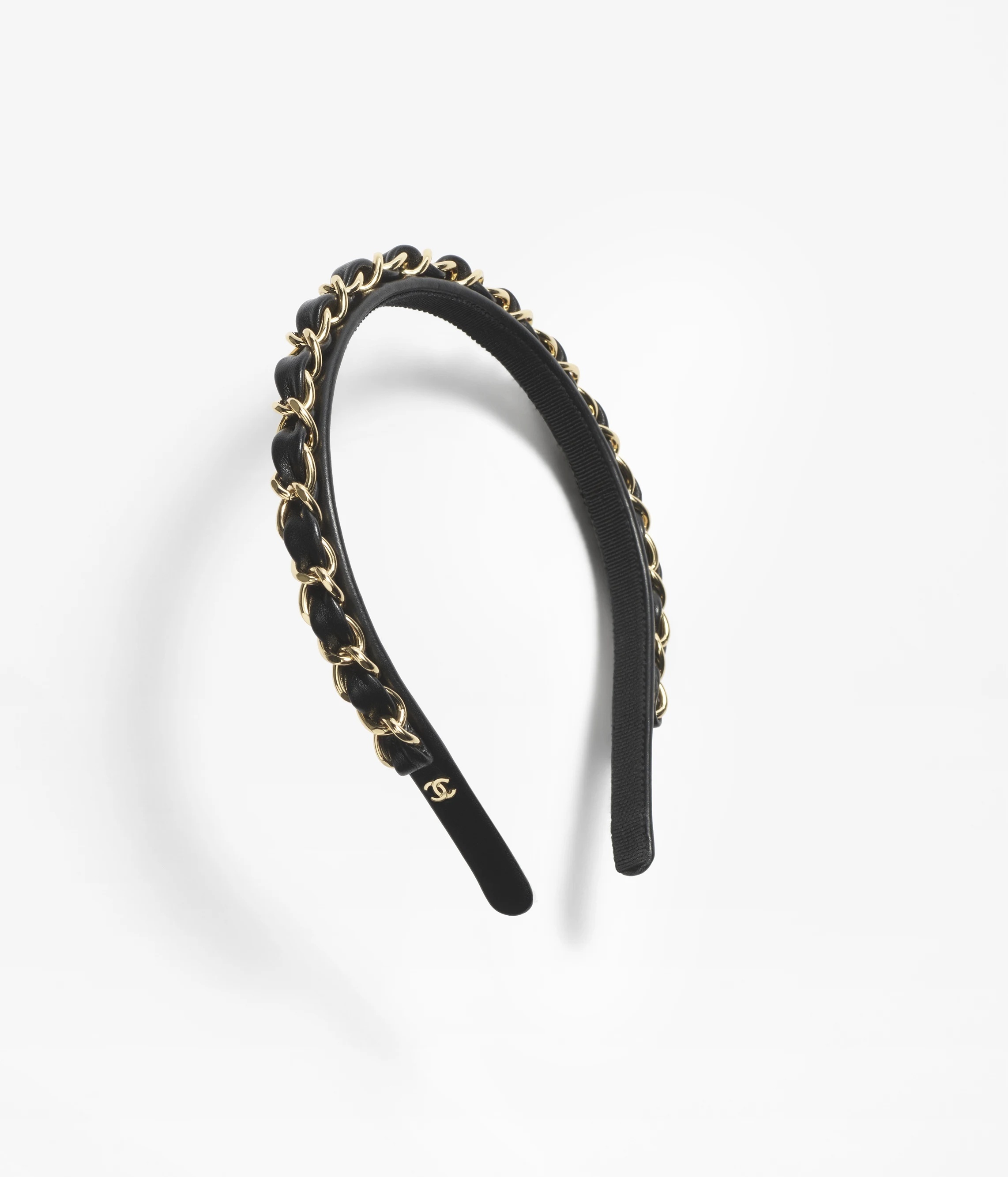 《24B★》CHANEL  カチューシャ レザー